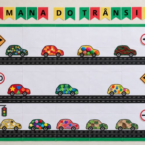 PAINEL SEMANA DO TRÂNSITO – CARRINHOS CRIATIVOS